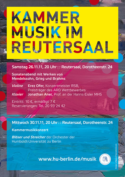 Kammermusik im Reutersaal, November 2011